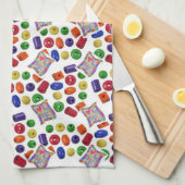 Kleuren Keuken Handdoek (Quarter Fold)