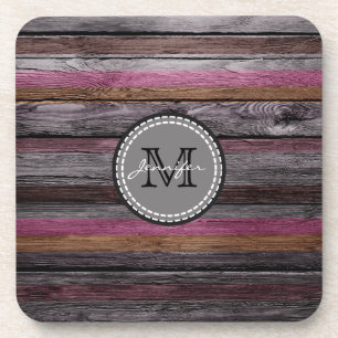  kleuren kijken naar monogram #15 drankjes onderzetter