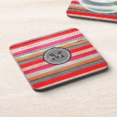  kleuren kijken naar monogram #9 onderzetter (Linkerzijde)