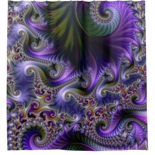 Kleuren kunst douchegordijn (Voorkant)
