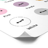 Kleuren leren poster (Hoek)