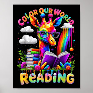 Kleuren lezen Onze wereld Kleur Onze wereld 2025 L Poster