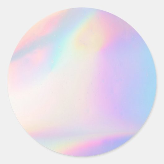 Kleuren Lights Custom Trendy Ronde Sticker (Voorkant)