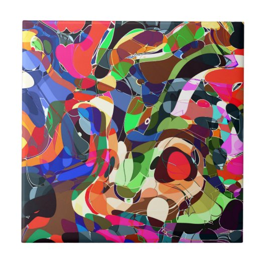 Kleuren mashup tegeltje (Voorkant)
