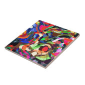 Kleuren mashup tegeltje (Zijkant)