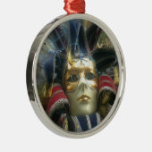 Kleuren Masquerade Metalen Ornament (Rechts)