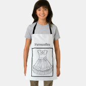 Kleuren Meisjes Kleding Gepersonaliseerd Schort (Insitu)