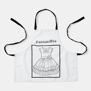 Kleuren Meisjes Kleding Gepersonaliseerd Schort