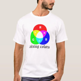 Kleuren mengen t-shirt