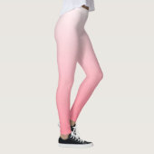 Kleuren met rood naar wit verloop leggings (Rechts)