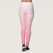 Kleuren met rood naar wit verloop leggings (Achterkant)