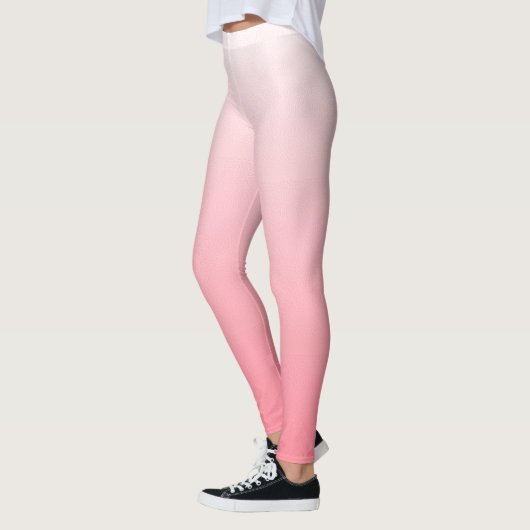 Kleuren met rood naar wit verloop leggings (Links)