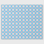 kleuren met transgenderpride / blauwe bloem cadeaupapier (Vlak)