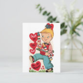 kleuren - Mijn leven rosy Valentijn Briefkaart (Staand voorkant)