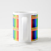kleuren-mok grote koffiekop (Achterkant)