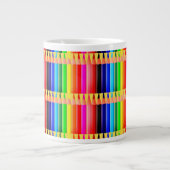 kleuren-mok grote koffiekop (Voorkant)