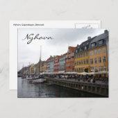 kleuren nyhavn briefkaart (Voorkant / Achterkant)