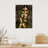 Kleuren op twig poster (Keuken)