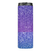 Kleuren pasta in Glitter met naam Thermosbeker (Achterkant)