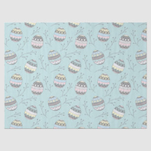 Kleuren pastel voor eitjes van kalkoenen tissuepapier