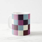 kleuren Plaids Koffiemok (Voorkant links)