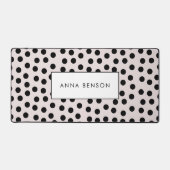  kleuren Polka dots Bureaumat (Voorkant)