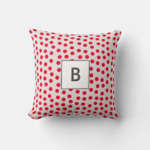 kleuren Polka dots monogram