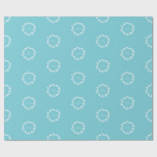 kleuren, pretkerst Holly Wreater Cadeaupapier (Vlak)