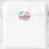 Kleuren Purim Label (Tas)