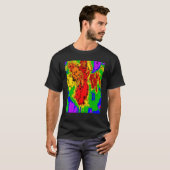 Kleuren radarradarradaruitzicht t-shirt (Voorkant volledig)