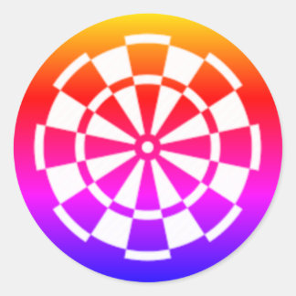 Kleuren Ronde Sticker