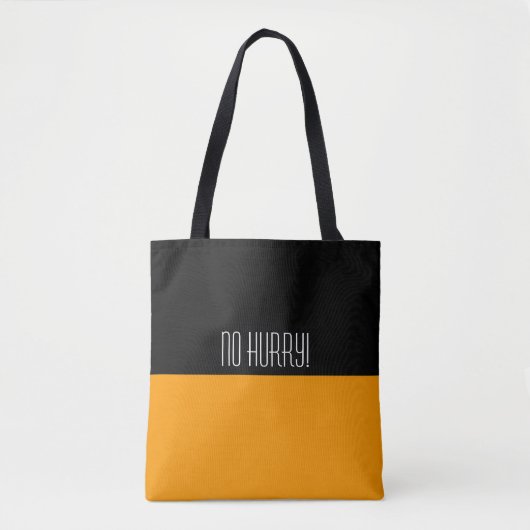 Kleuren SINAASAPPEL en jouw tekst Tote Bag (Voorkant)