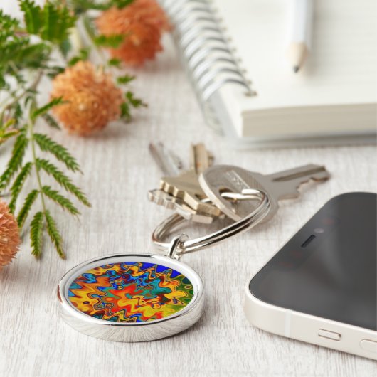 kleuren-sleutelhanger sleutelhanger (Zijkant)