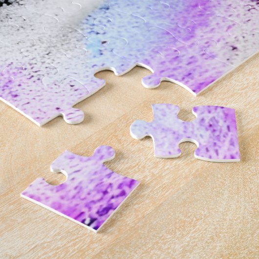 Kleuren Sluipen in zwart-wit Silhouet Forest Legpuzzel (Zijkant)