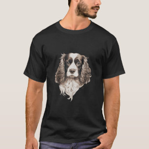 Kleuren Spaniel Dog Puppies Spaniel Moeder Fan Lov T-shirt
