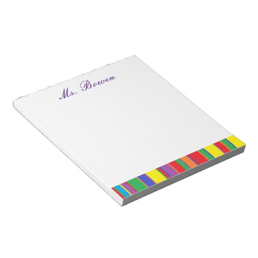 "Kleuren", speciaal Notitieblok (Schuin)
