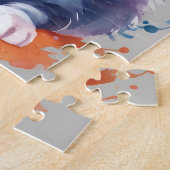 Kleuren Splash Waterverf Cat Legpuzzel (Zijkant)