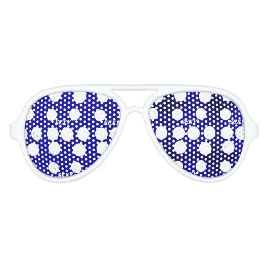 Kleuren, sterren en patronen aviator zonnebril (Voorkant)