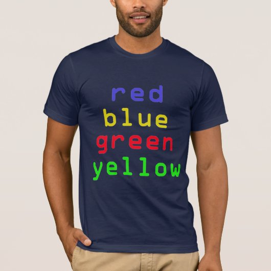 kleuren t-shirt (Voorkant)