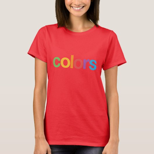 Kleuren T-Shirt (Voorkant)