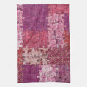 Kleuren Textiel Puzzles Theedoek (Verticaal)