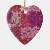 Kleuren Textuur Puzzle Ornament (Rechts)