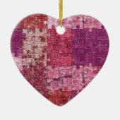 Kleuren Textuur Puzzle Ornament (Voorkant)