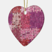Kleuren Textuur Puzzle Ornament (Links)