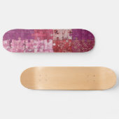 Kleuren Textuur Puzzle Skateboard (Horizontaal)