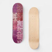 Kleuren Textuur Puzzle Skateboard (Voorkant)