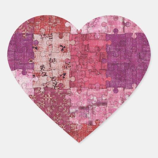 Kleuren Textuur Puzzle Sticker (Voorkant)