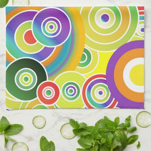 Kleuren Theedoek (Gevouwen)