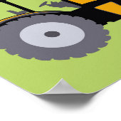 Kleuren Tractor Print (Hoek)