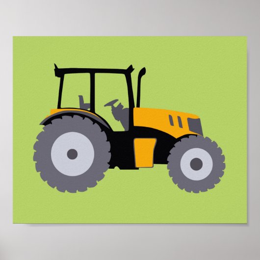 Kleuren Tractor Print (Voorkant)